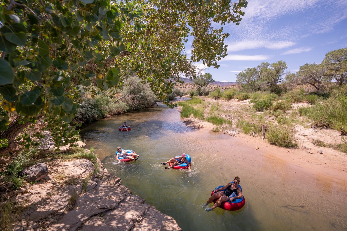Tubing the Virgin River