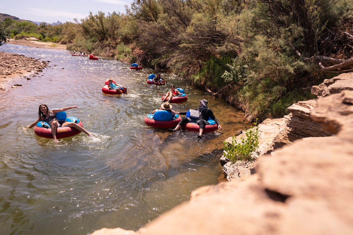 Tubing the Virgin River