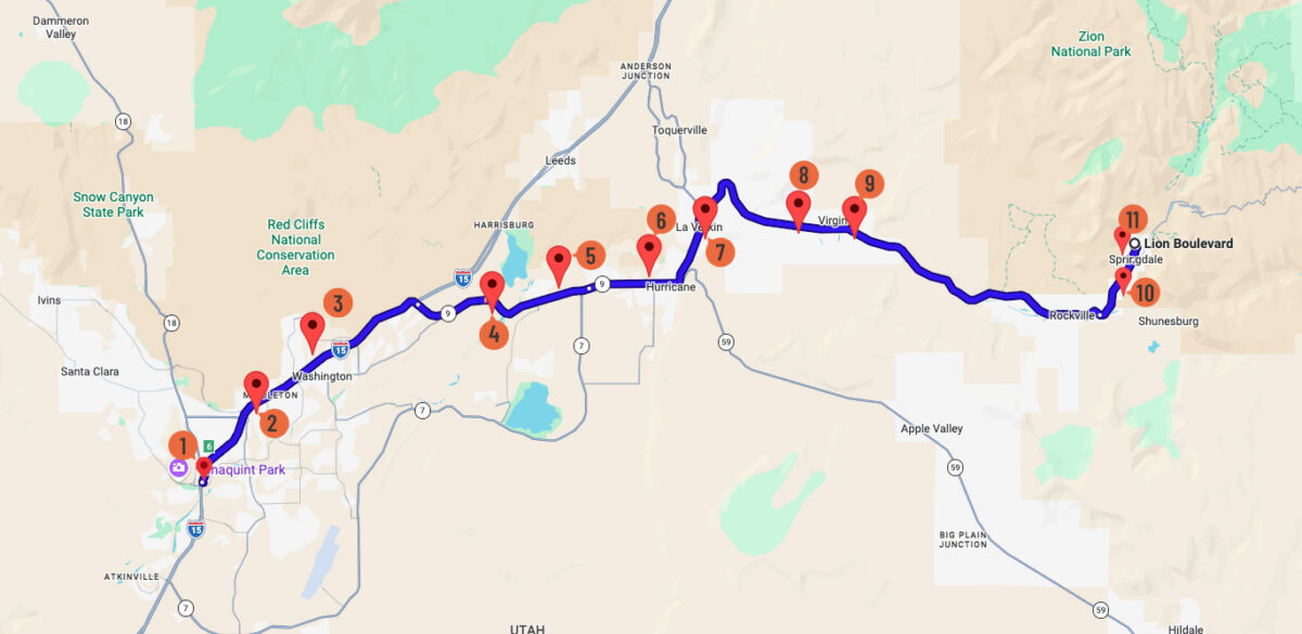 Map July4 stops Shuttle